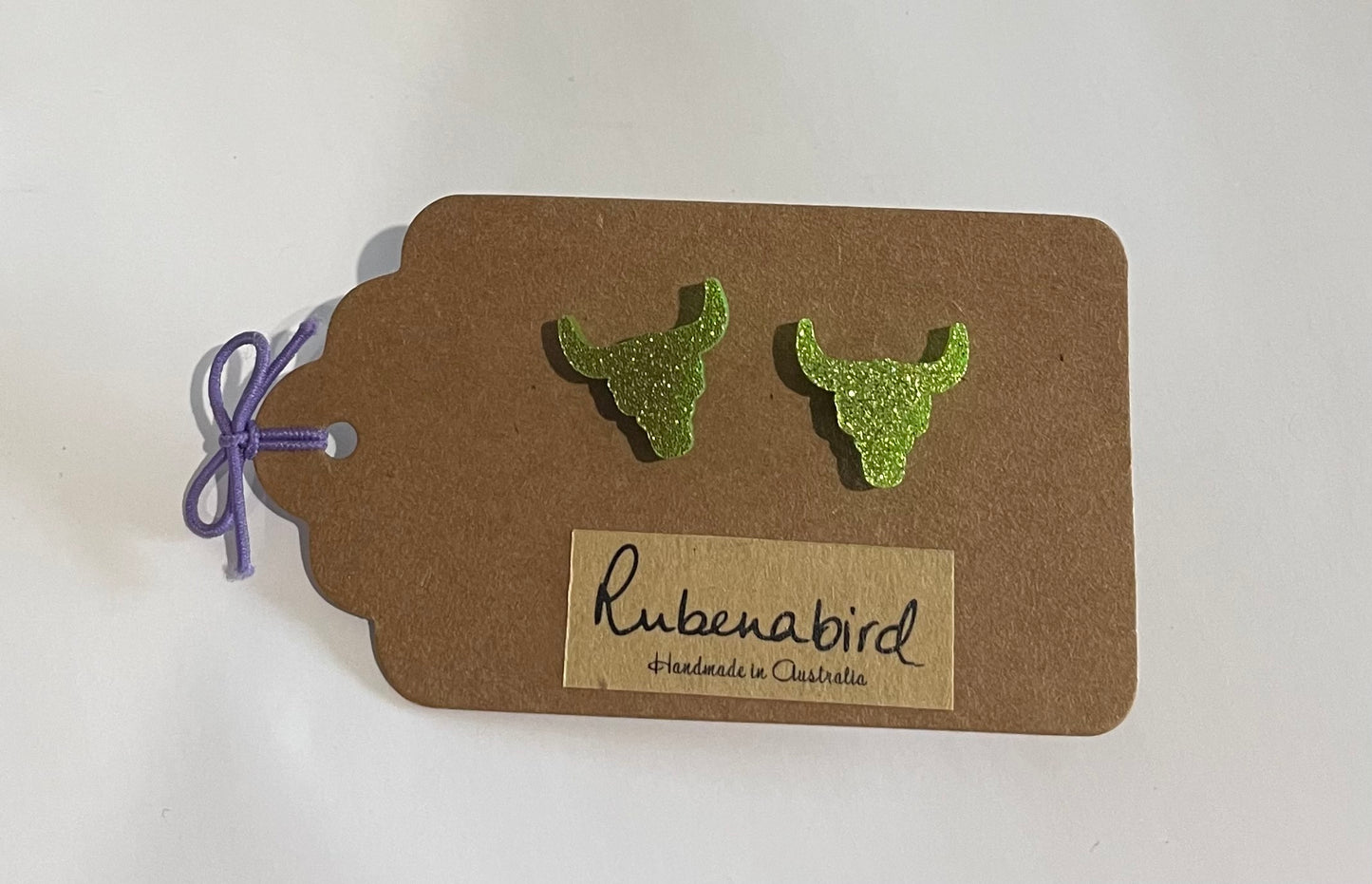 Rubenabird Bull Horns Studs