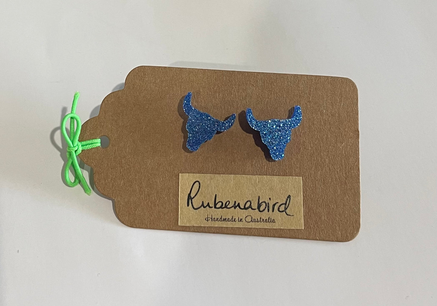 Rubenabird Bull Horns Studs